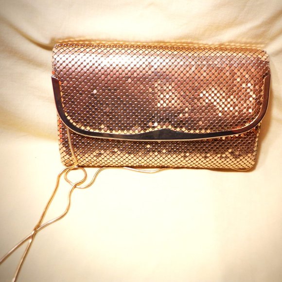 Sparkly, Glowing, Amazing GOLD CLUTCH or Strap BAG - Your Choice - Picture 5 of 5